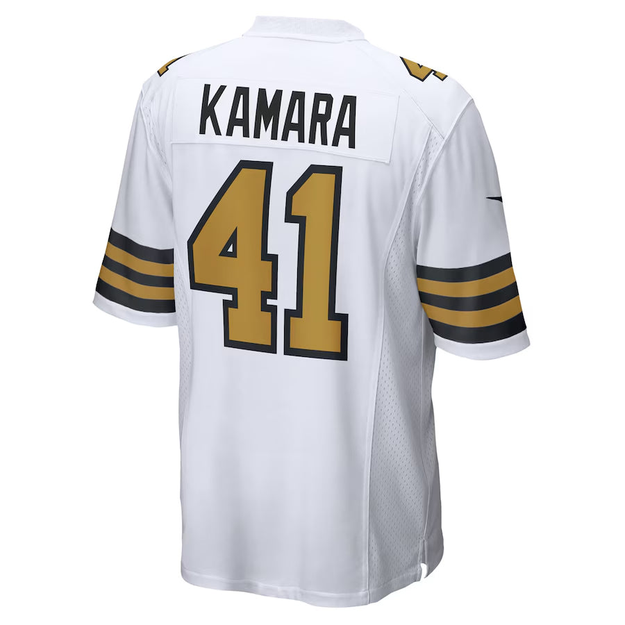 Mdoa NO.Saints #41 Alvin Kamara Player White Alternate Game Stitched Jerseys