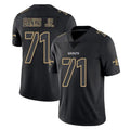 Mdoa NO.Saints #71 Kelvin Banks Jr. Player Black Impact Limited Home Game Stitched Jerseys