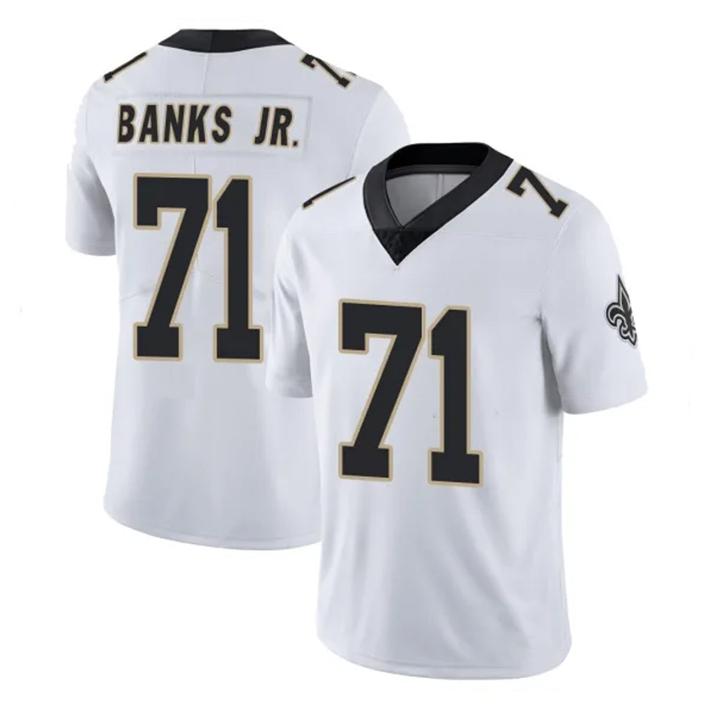 Mdoa NO.Saints #71 Kelvin Banks Jr. Player White Limited Vapor Untouchable Home Game Stitched Jerseys