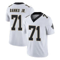 Mdoa NO.Saints #71 Kelvin Banks Jr. Player White Limited Vapor Untouchable Home Game Stitched Jerseys