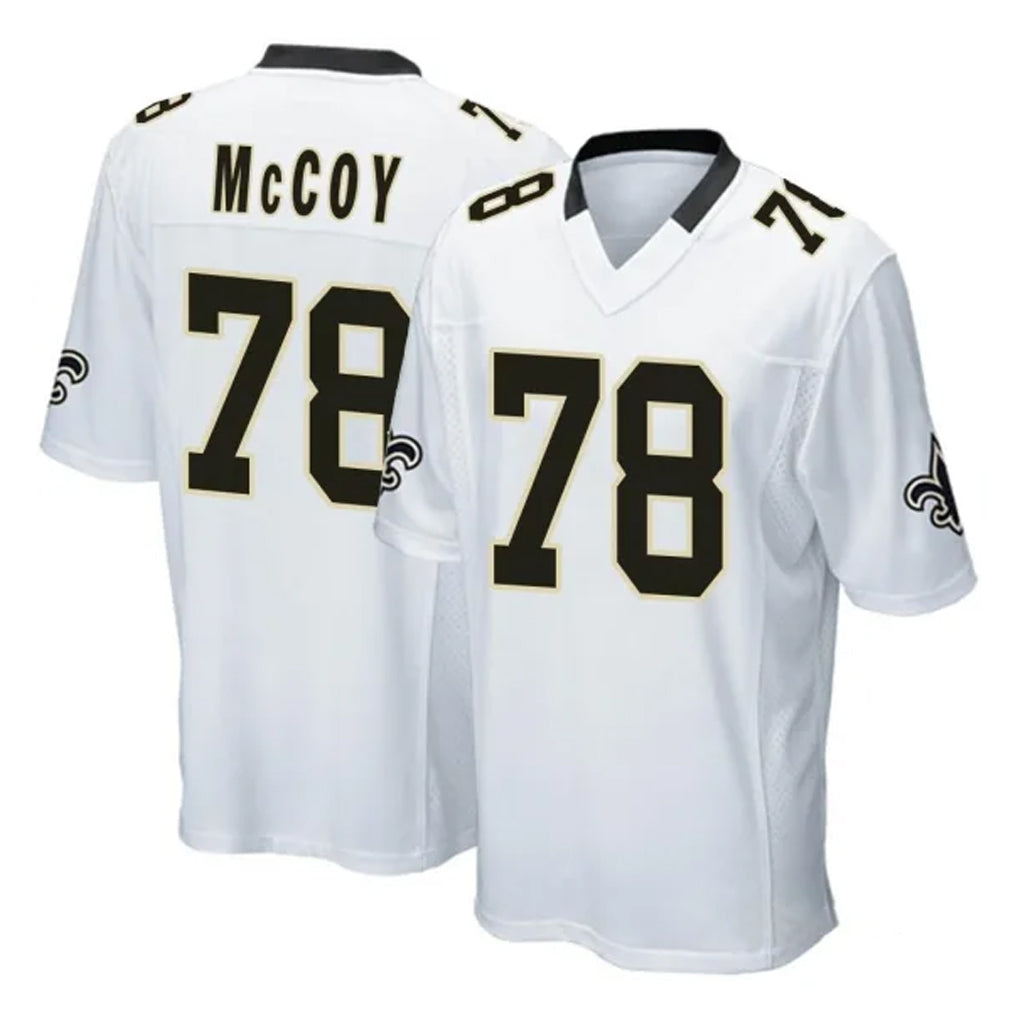 Mdoa NO.Saints #78 Erik McCoy Player White Home Game Stitched Jerseys