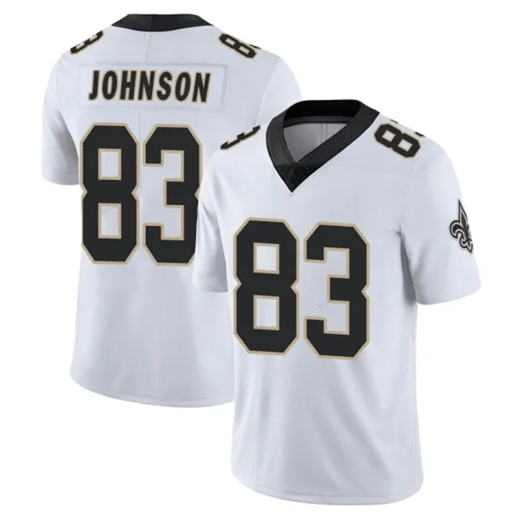 Mdoa NO.Saints #83 Juwan Johnson Player White Limited Vapor Untouchable Home Game Stitched Jerseys