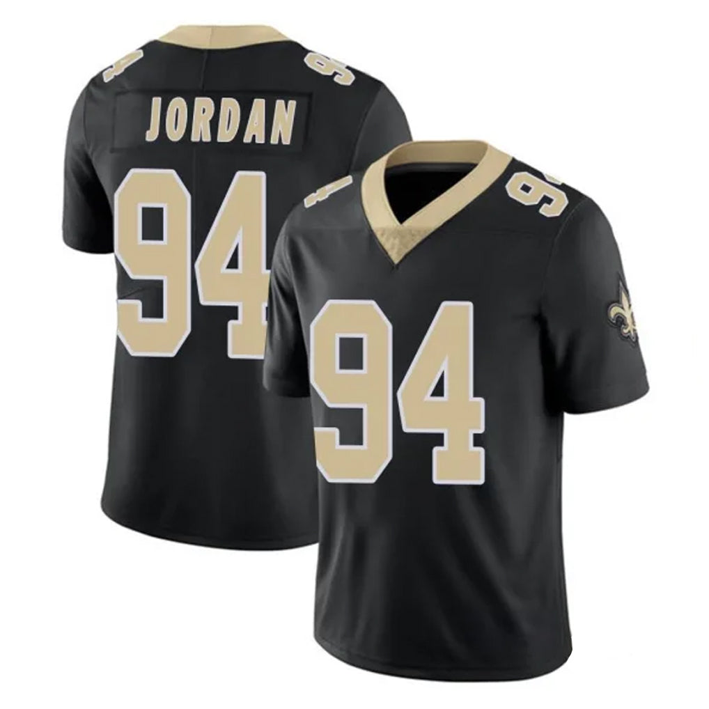 Mdoa NO.Saints #94 Cameron Jordan Player Black Limited Vapor Untouchable Home Game Stitched Jerseys