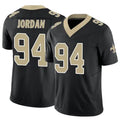 Mdoa NO.Saints #94 Cameron Jordan Player Black Vapor F.U.S.E. Limited Stitched Jerseys