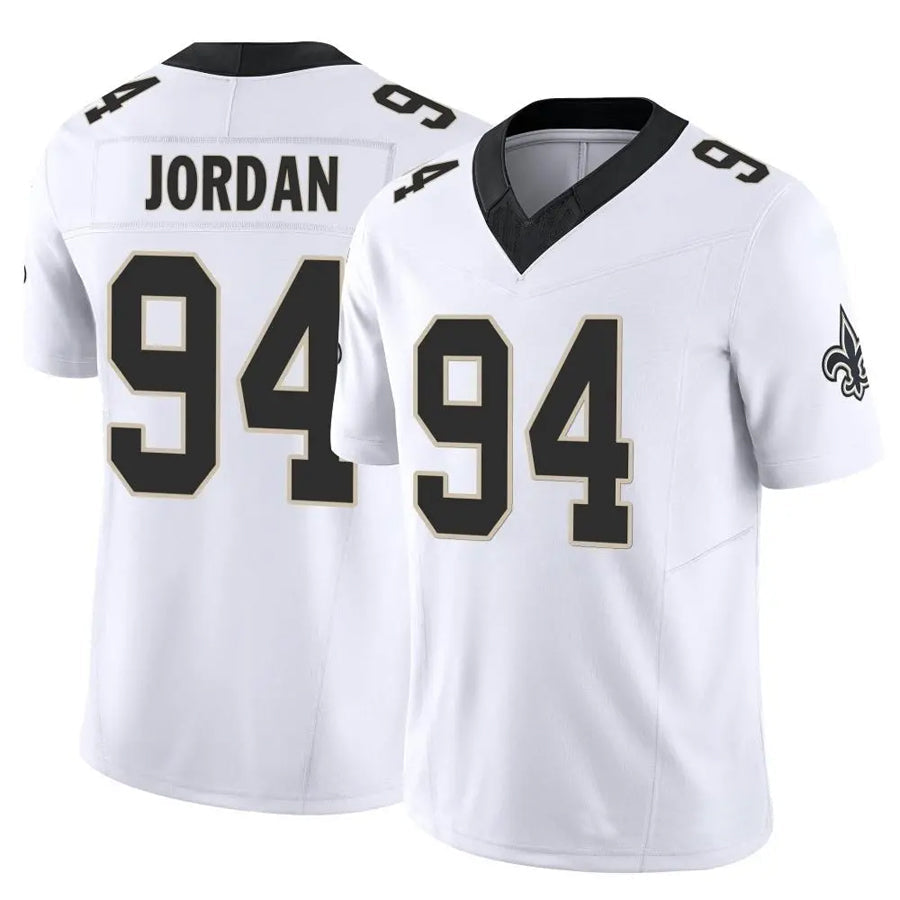 Mdoa NO.Saints #94 Cameron Jordan Player White Vapor F.U.S.E. Limited Stitched Jerseys