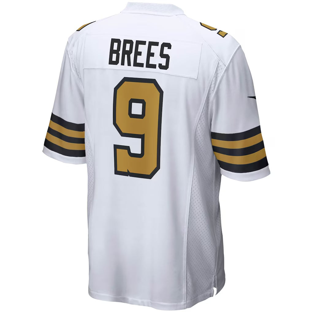Mdoa NO.Saints #9 Drew Brees White Alternate Game Stitched Jerseys
