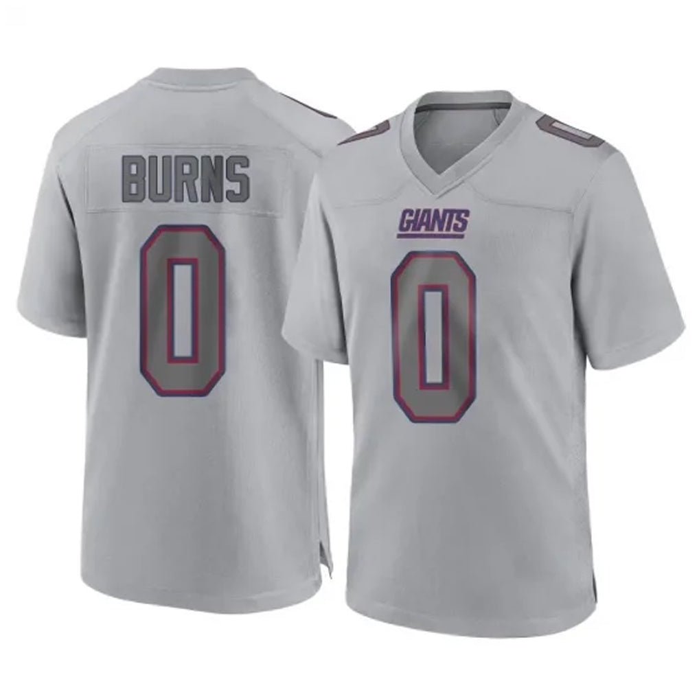 Mdoa NY.Giants #0 Brian Burns Player Gray Atmosphere Fashion Limited Game Stitched Jerseys