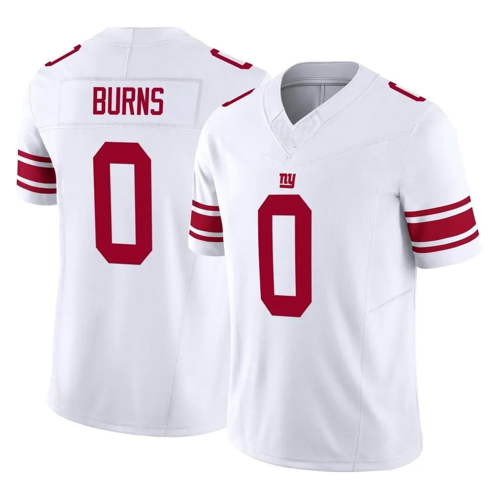 Mdoa NY.Giants #0 Brian Burns Player White Limited Vapor F.U.S.E. Home Game Stitched Jerseys