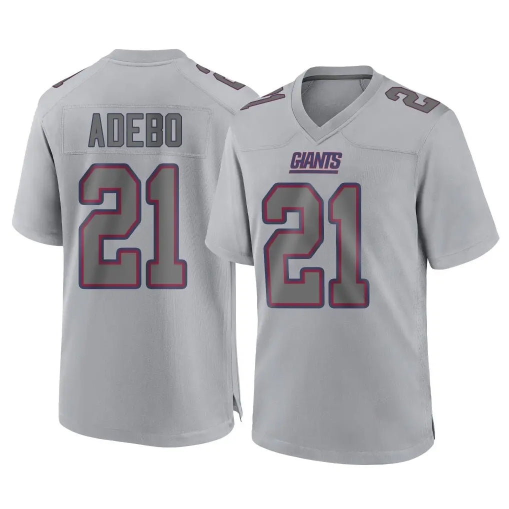 Mdoa NY.Giants #21 Paulson Adebo Player Gray Atmosphere Fashion Limited Game Stitched Jerseys