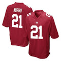 Mdoa NY.Giants #21 Paulson Adebo Player Red Home Game Stitched Jerseys