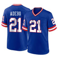 Mdoa NY.Giants #21 Paulson Adebo Player Royal Classic Home Game Stitched Jerseys