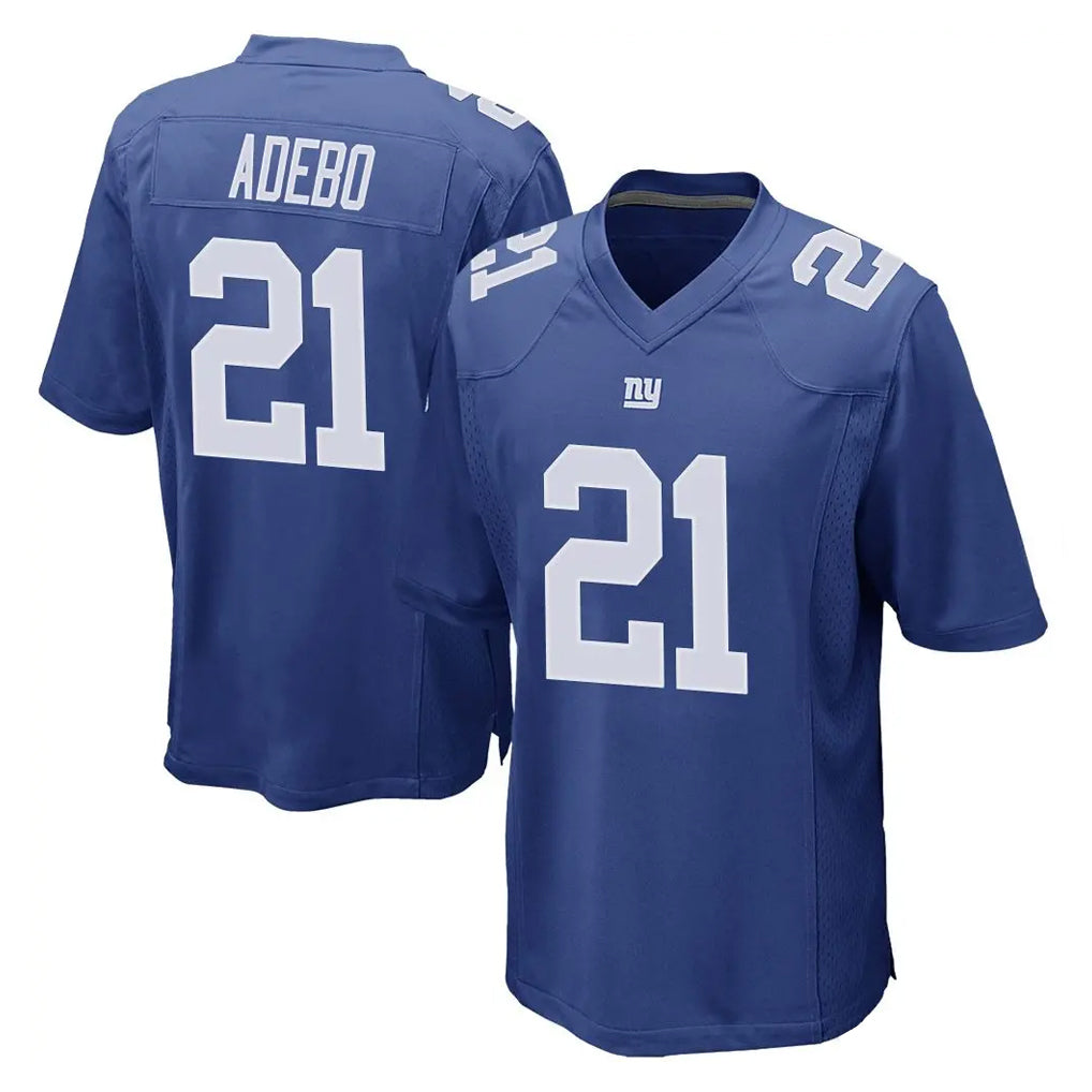 Mdoa NY.Giants #21 Paulson Adebo Player Royal Home Game Stitched Jerseys