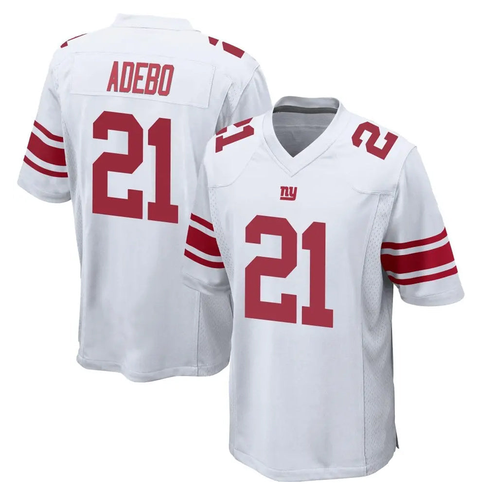 Mdoa NY.Giants #21 Paulson Adebo Player White Home Game Stitched Jerseys