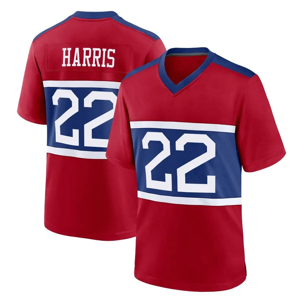 Mdoa NY.Giants #22 Najee Harris Player Red Century Home Game Stitched Jerseys