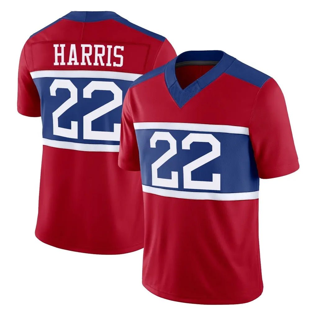 Mdoa NY.Giants #22 Najee Harris Player Red Century Vapor F.U.S.E. Home Game Stitched Jerseys