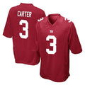 Mdoa NY.Giants #3 Abdul Carter Player Red Home Game Stitched Jerseys