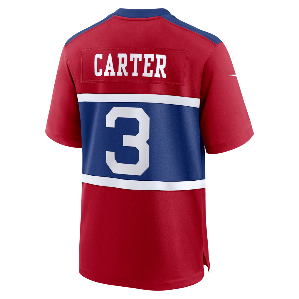 Mdoa NY.Giants #3 Abdul Carter Red Alternate Game Stitched Jerseys