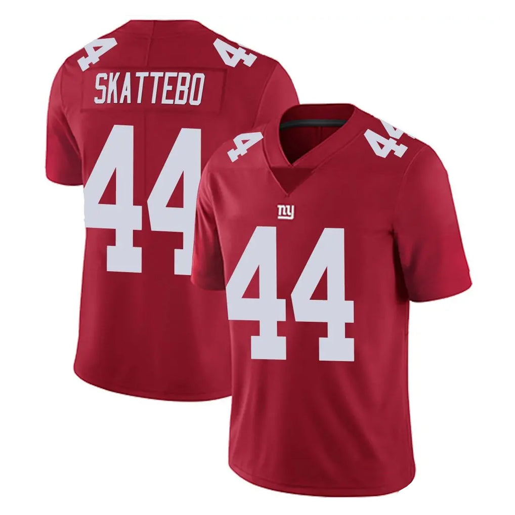 Mdoa NY.Giants #44 Cam Skattebo Player Red Limited Vapor Untouchable Home Game Stitched Jerseys