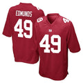 Mdoa NY.Giants #49 Tremaine Edmunds Player Red Home Game Stitched Jerseys