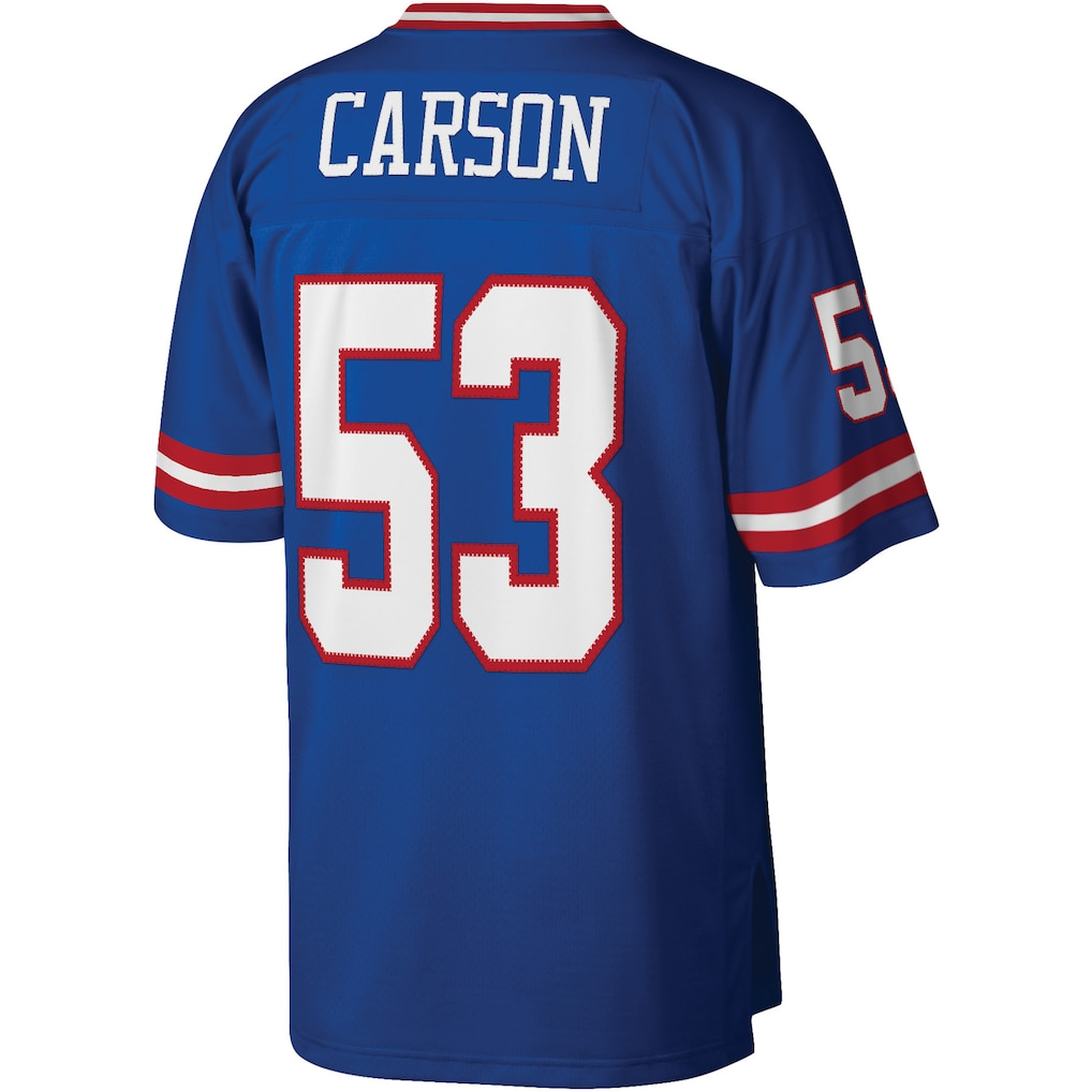 Mdoa NY.Giants #53 Harry Carson Mitchell & Ness Royal Legacy Replica Jersey