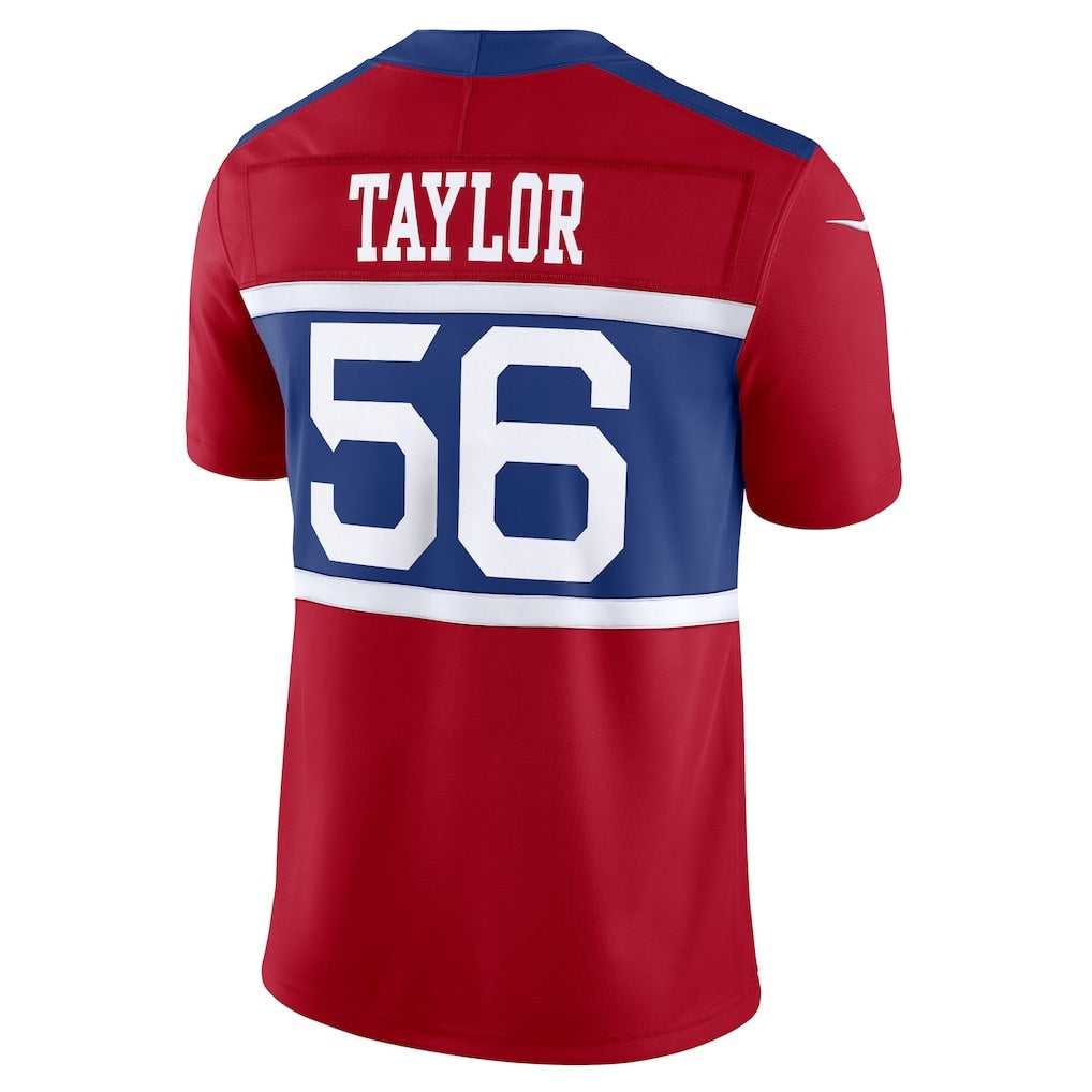 Mdoa NY.Giants #56 Lawrence Taylor Century Red Alternate Vapor F.U.S.E. Retired Player Limited Stitched Jerseys