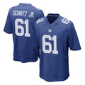 Mdoa NY.Giants #61 John Michael Schmitz Jr. Player Royal Home Game Stitched Jerseys