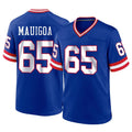 Mdoa NY.Giants #65 Francis Mauigoa Player Royal Classic Home Game Stitched Jerseys