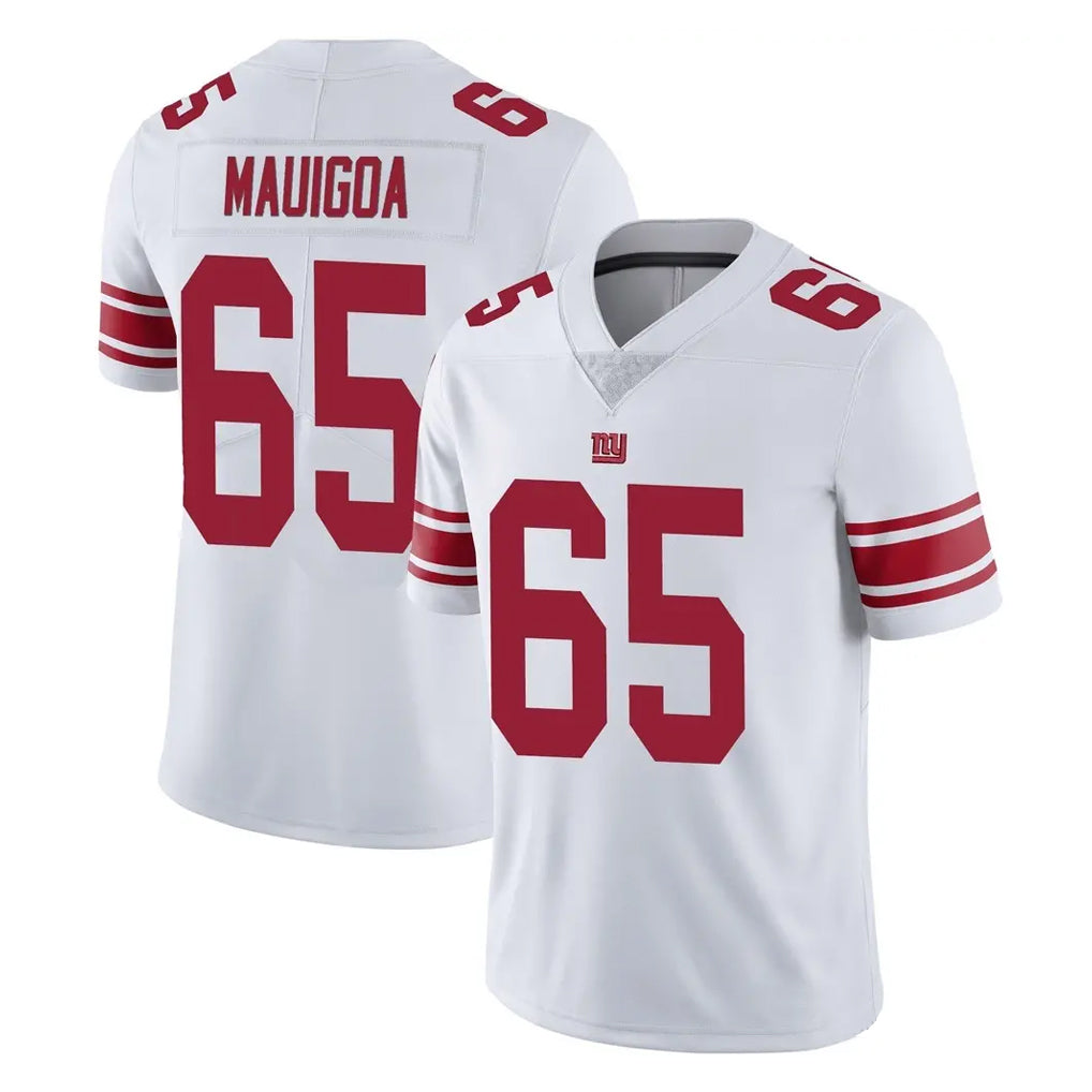 Mdoa NY.Giants #65 Francis Mauigoa Player White Limited Vapor Untouchable Home Game Stitched Jerseys
