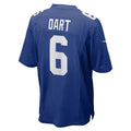 Mdoa NY.Giants #6 Jaxson Dart Player Royal Home Game Stitched Jerseys