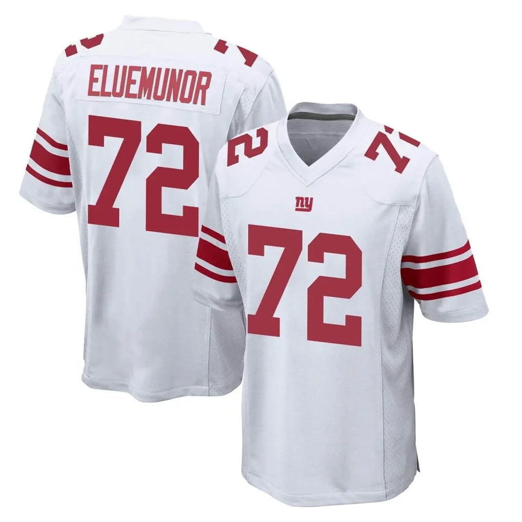 Mdoa NY.Giants #72 Jermaine Eluemunor Player White Home Game Stitched Jerseys