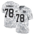 Mdoa NY.Giants #78 Andrew Thomas Player Arctic Camo Salute To Service Limited Game Stitched Jerseys