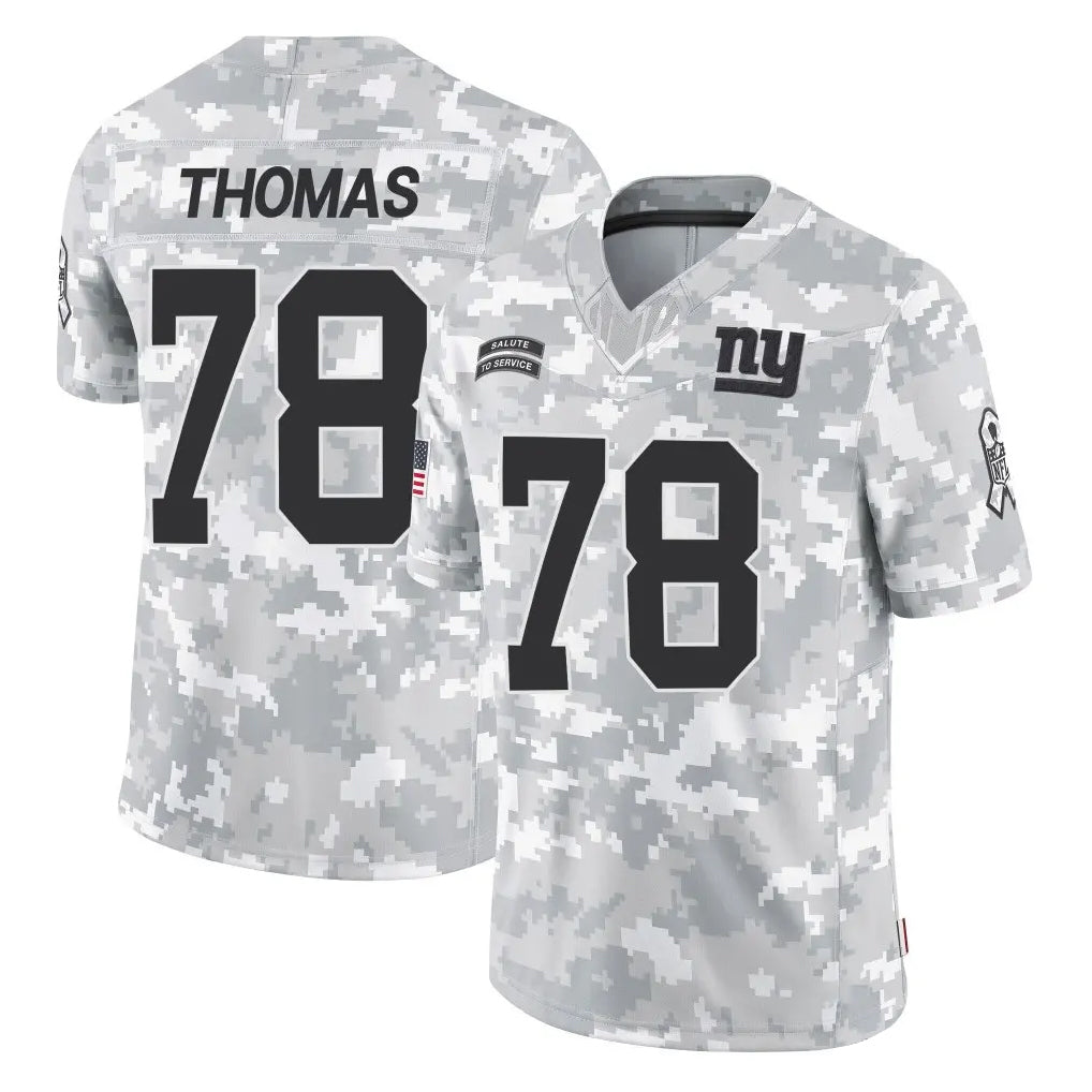 Mdoa NY.Giants #78 Andrew Thomas Player Arctic Camo Salute To Service Limited Game Stitched Jerseys