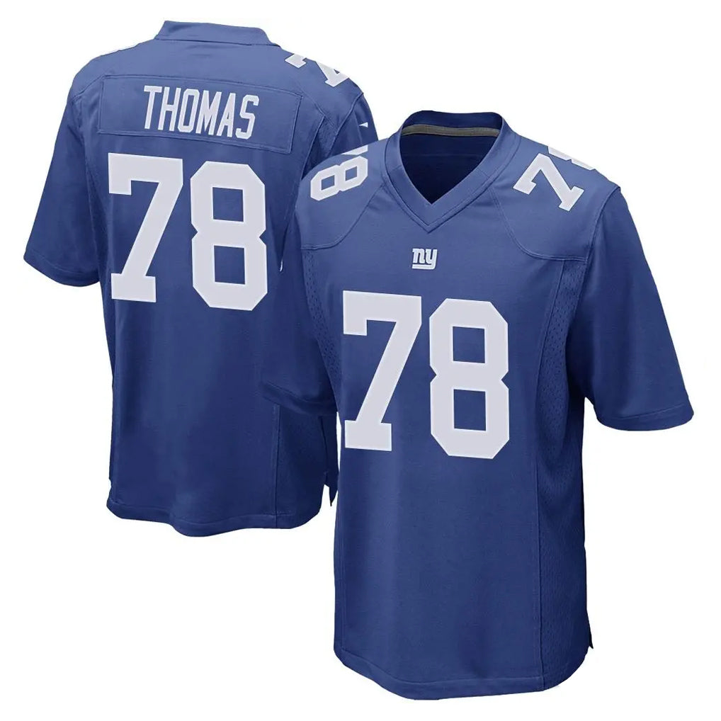 Mdoa NY.Giants #78 Andrew Thomas Player Royal Home Game Stitched Jerseys