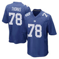 Mdoa NY.Giants #78 Andrew Thomas Player Royal Home Game Stitched Jerseys