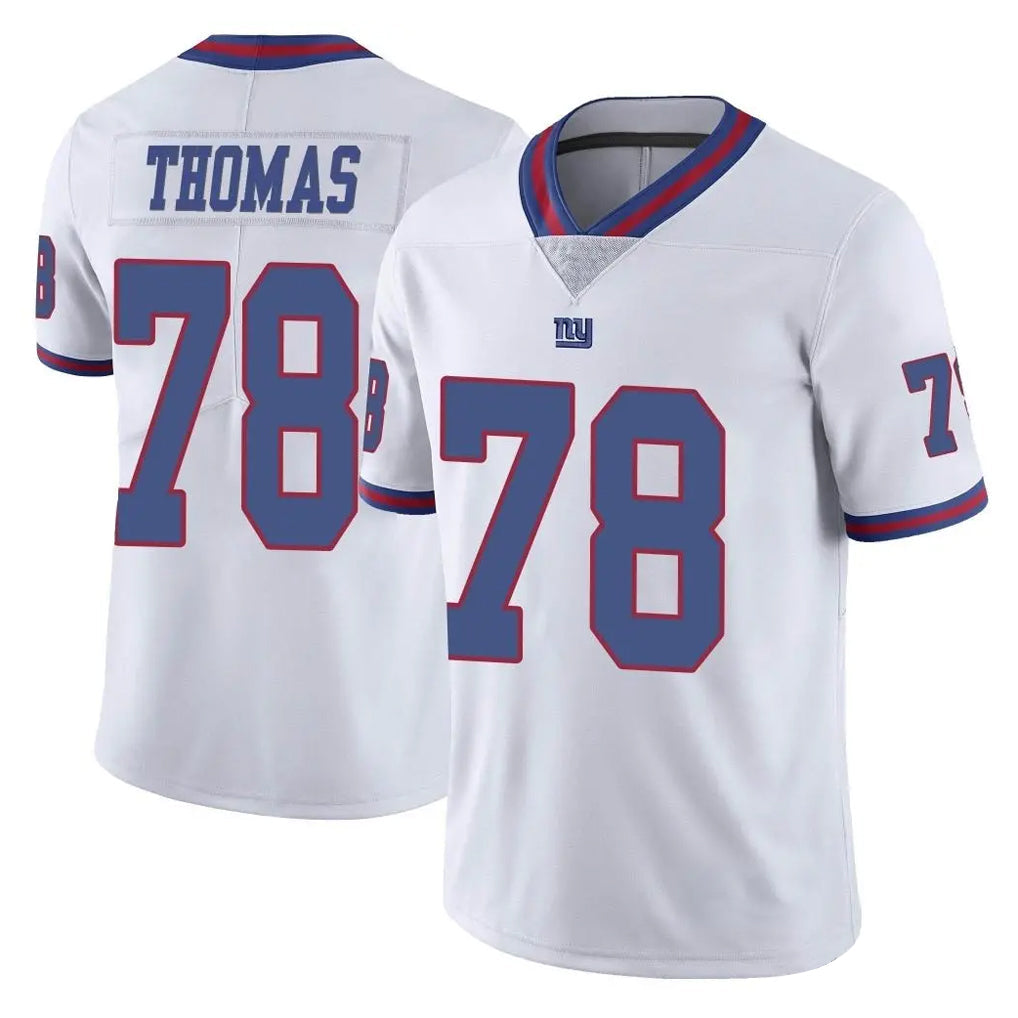 Mdoa NY.Giants #78 Andrew Thomas Player White Color Rush Home Game Stitched Jerseys