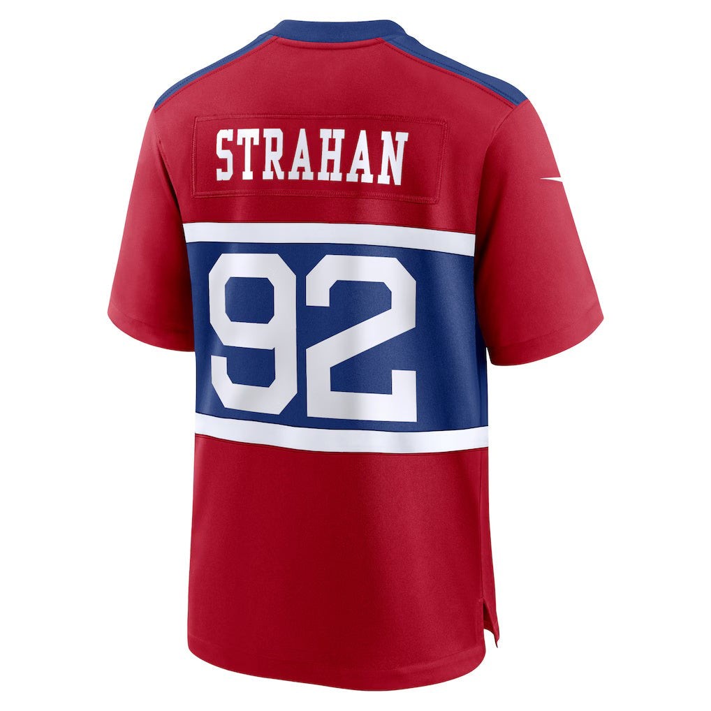 Mdoa NY.Giants #92 Michael Strahan Century Red Alternate Retired Player Game Stitched Jerseys