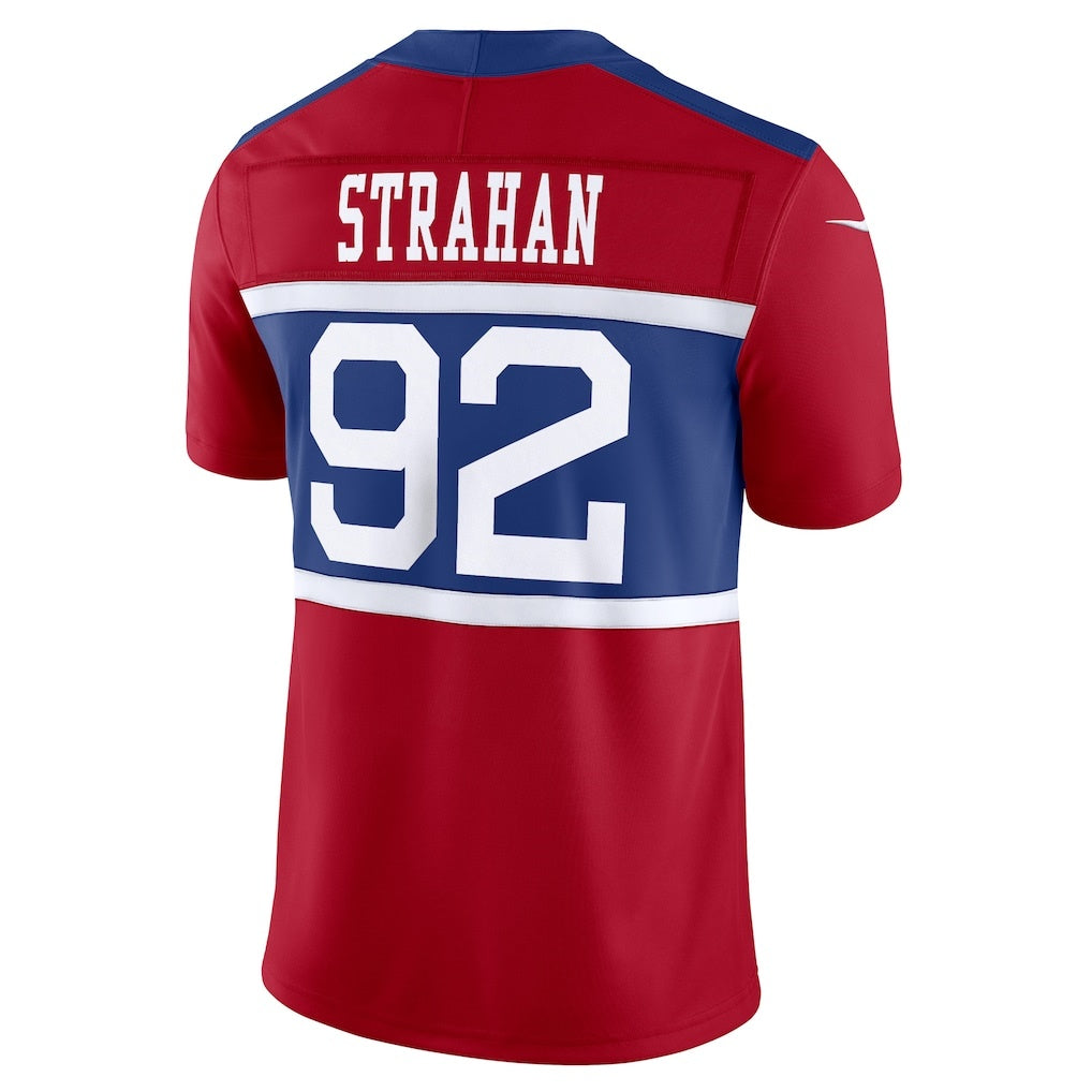 Mdoa NY.Giants #92 Michael Strahan Century Red Alternate Vapor F.U.S.E. Retired Player Limited Stitched Jerseys