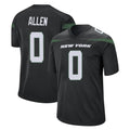 Mdoa NY.Jets #0 Braelon Allen Player Stealth Black Home Game Stitched Jerseys