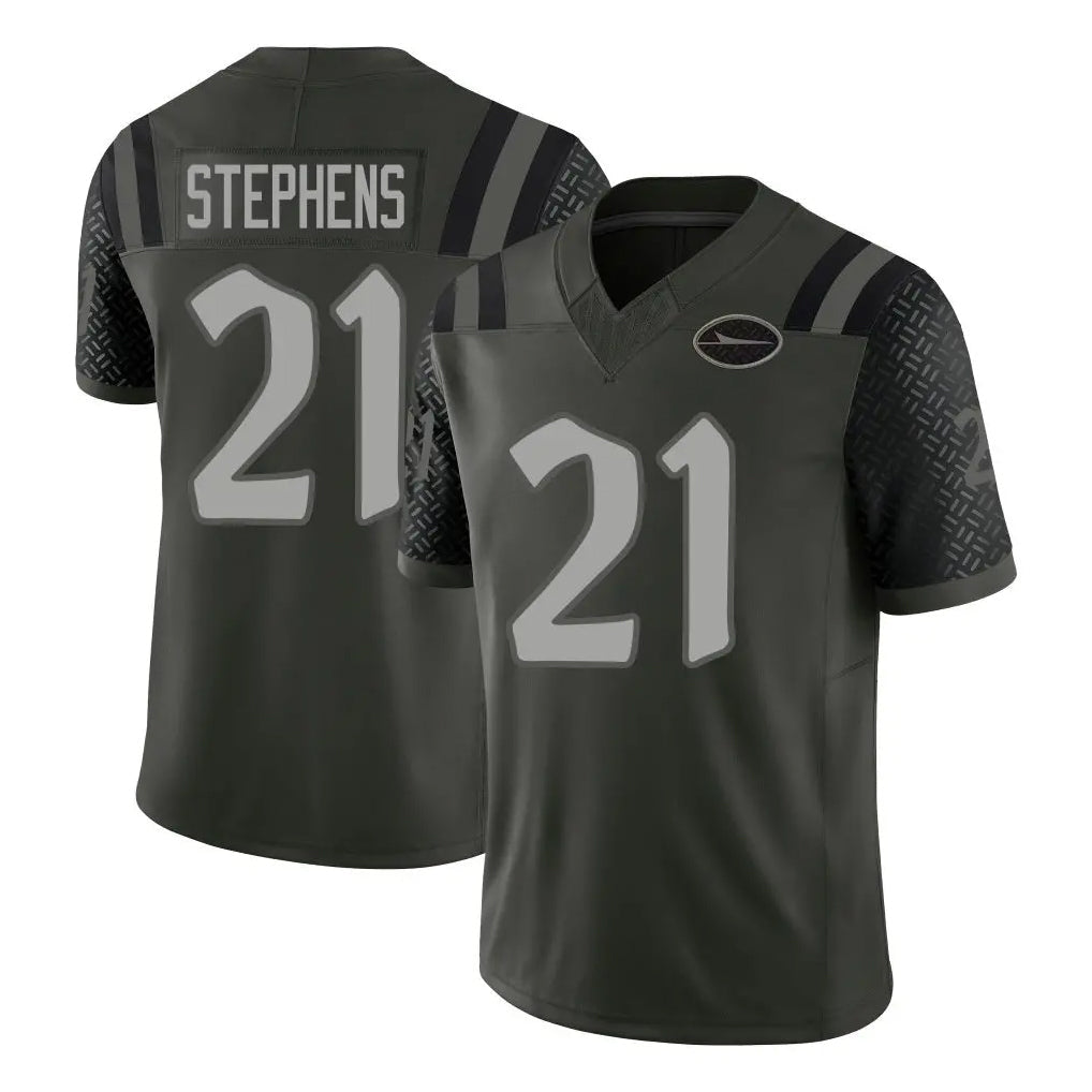 Mdoa NY.Jets #21 Brandon Stephens Player Green Limited 2025 Rivalries Collection Home Game Stitched Jerseys