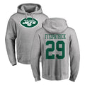 Mdoa NY.Jets #29 Minkah Fitzpatrick Player Gray LOGO Pullover Hoodies Limited Game Stitched Jerseys