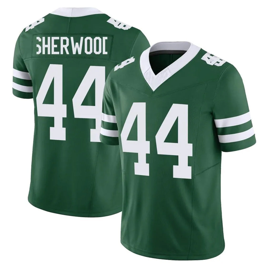Mdoa NY.Jets #44 Jamien Sherwood Player Green Legacy Limited Vapor F.U.S.E. Home Game Stitched Jerseys