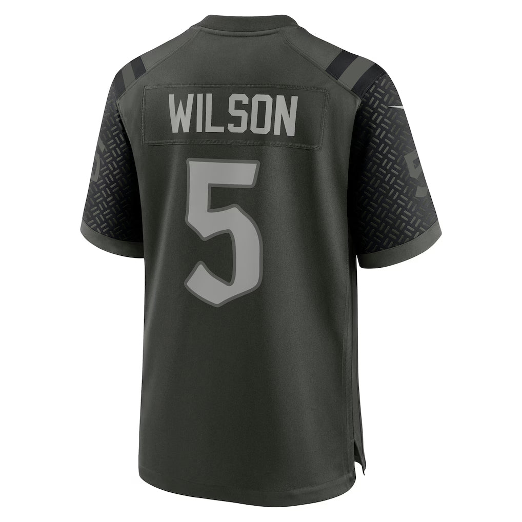 Mdoa NY.Jets #5 Garrett Wilson Player Gotham Green Rivalries Collection Game Stitched Jerseys
