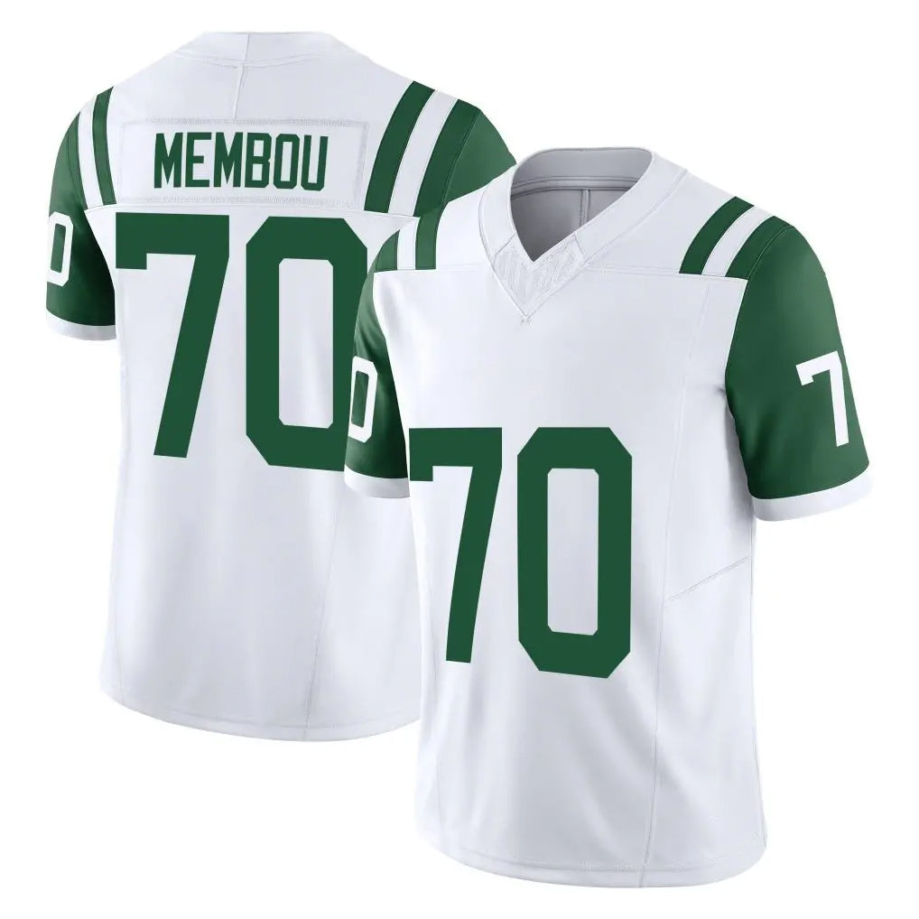 Mdoa NY.Jets #70 Armand Membou Player White Limited Classic Vapor F.U.S.E. Home Game Stitched Jerseys