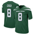 Mdoa NY.Jets #8 Andre Cisco Player Green Home Game Stitched Jerseys