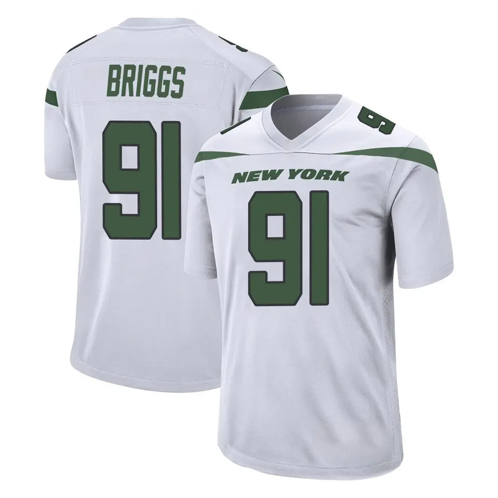 Mdoa NY.Jets #91 Jowon Briggs Player White Spotlight Home Game Stitched Jerseys