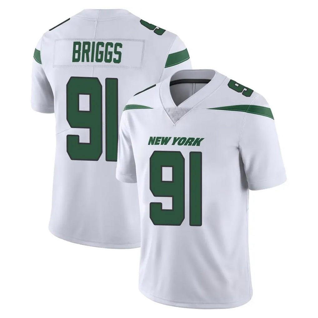 Mdoa NY.Jets #91 Jowon Briggs Player White Spotlight Limited Vapor Home Game Stitched Jerseys
