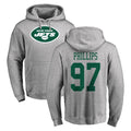 Mdoa NY.Jets #97 Harrison Phillips Player Gray LOGO Pullover Hoodies Limited Game Stitched Jerseys