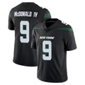 Mdoa NY.Jets #9 Will McDonald IV Player Stealth Black Limited Vapor Home Game Stitched Jerseys