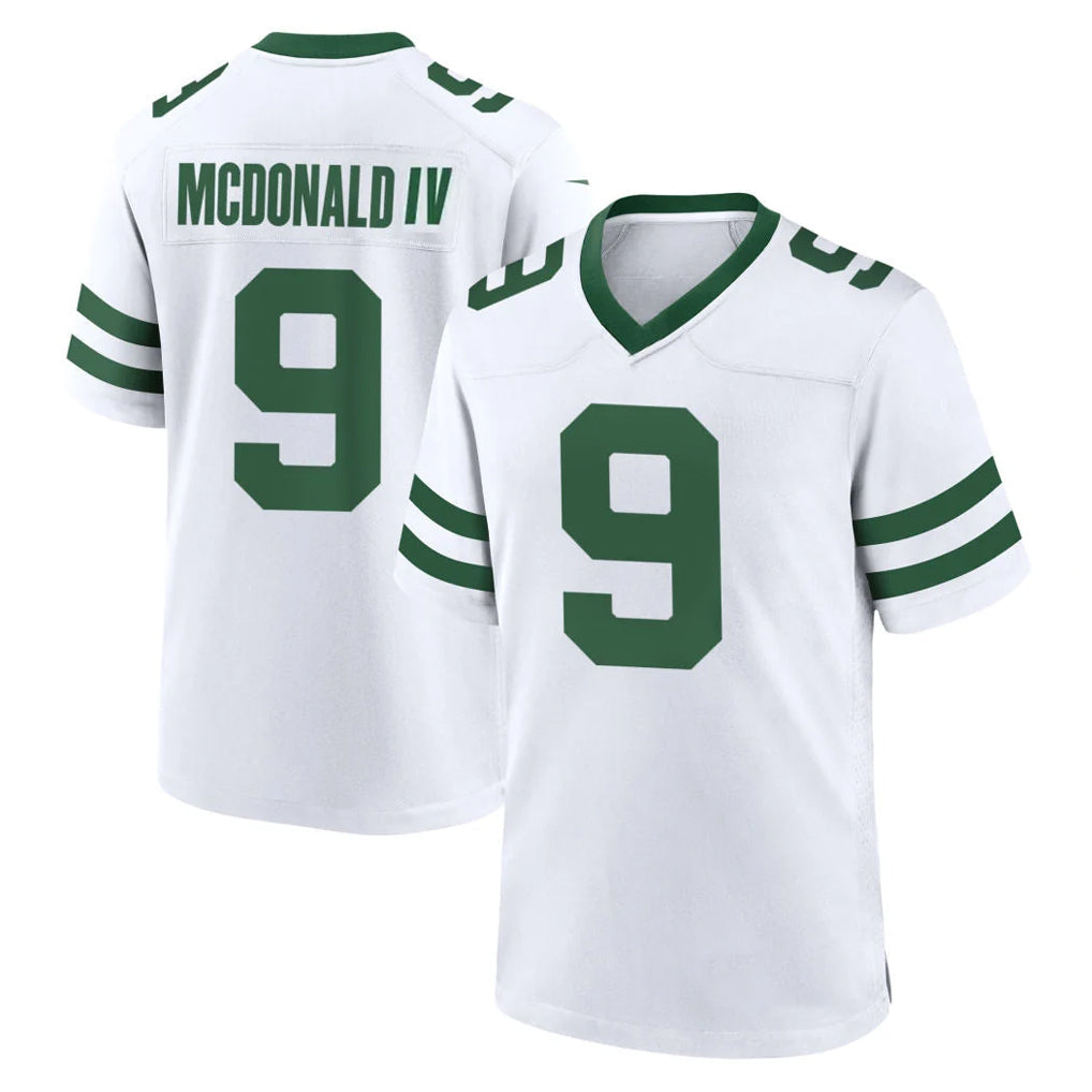 Mdoa NY.Jets #9 Will McDonald IV Player White Legacy Home Game Stitched Jerseys