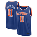 Mdoa NY.Knicks #11 Jalen Brunson  Blue Fast Break Replica Player Jerseys - Icon Edition